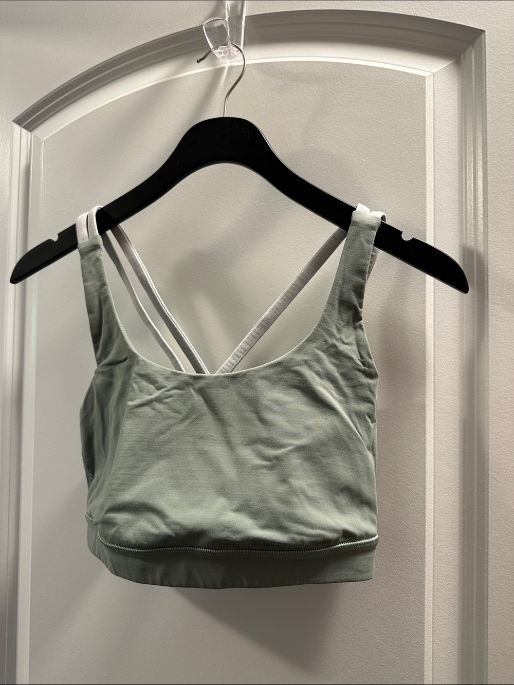 Sage green lululemon sports bra size 6